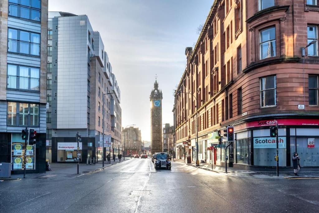 ** Modern Merchant City 1 Bed Apartment With Free Parking ** Глазгоу Екстериор снимка